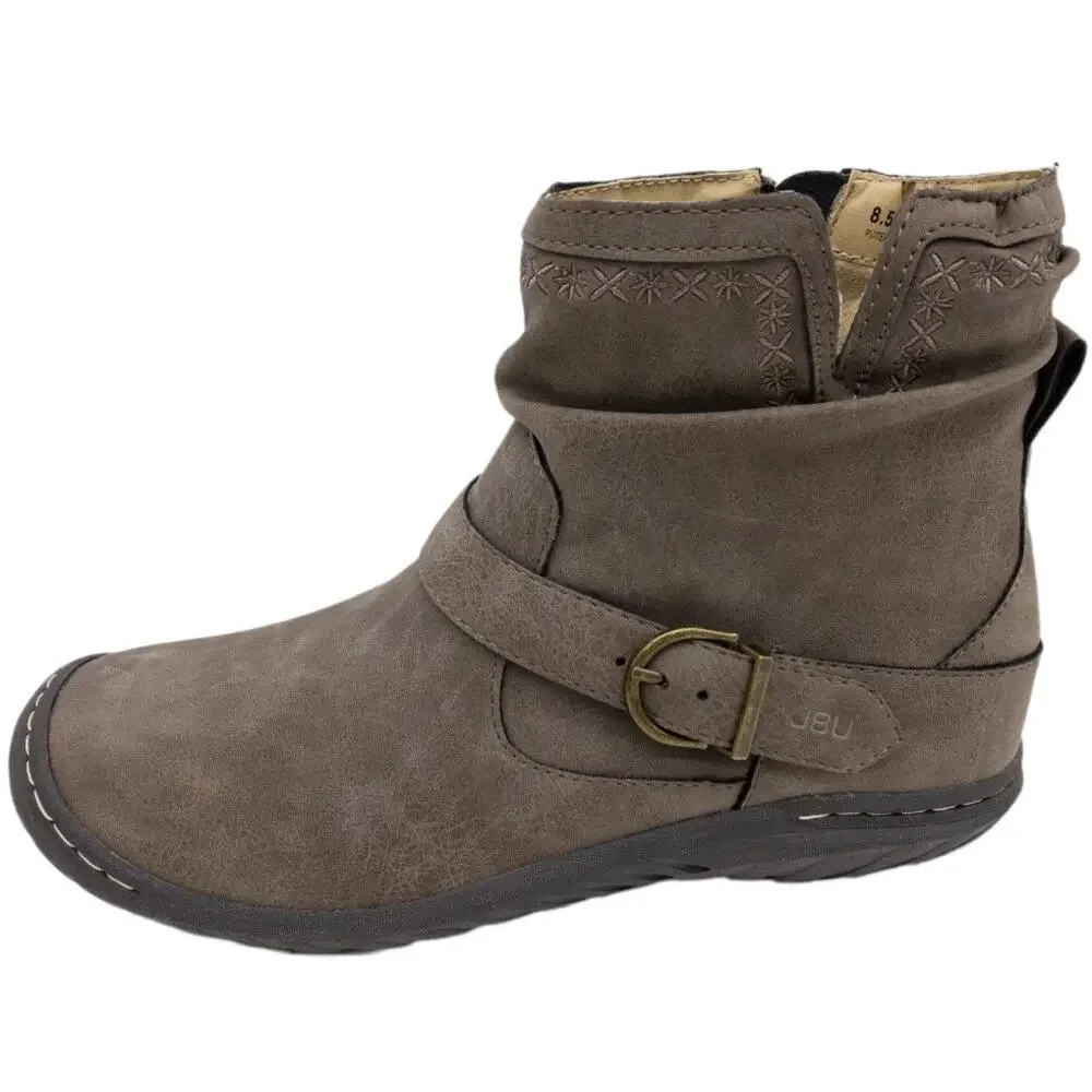 JBU Jambu Dottie Water Resistant Ankle Boots Women's Size 9.5 Taupe